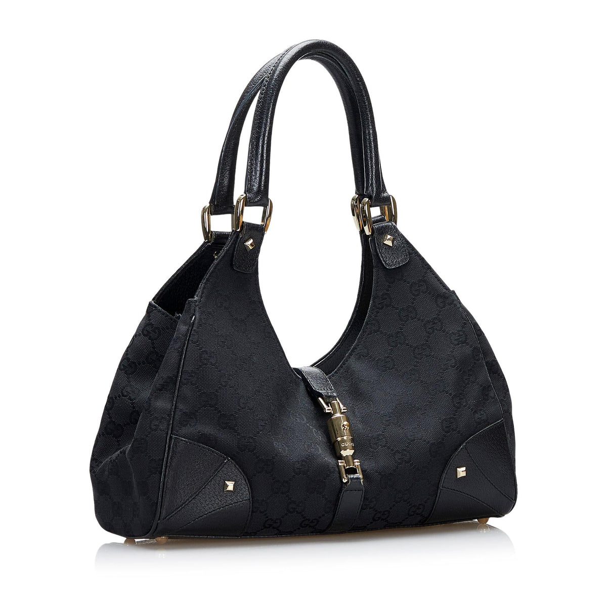 Gucci GG Canvas Nailhead Jackie O (SHG-EBR2Lv)