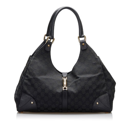 Gucci GG Canvas Nailhead Jackie (SHG-YZOZQj)
