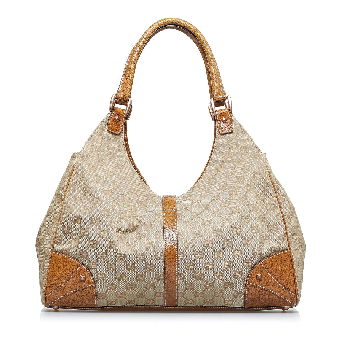 Gucci GG Canvas Nailhead Jackie (SHG-fVp81V)