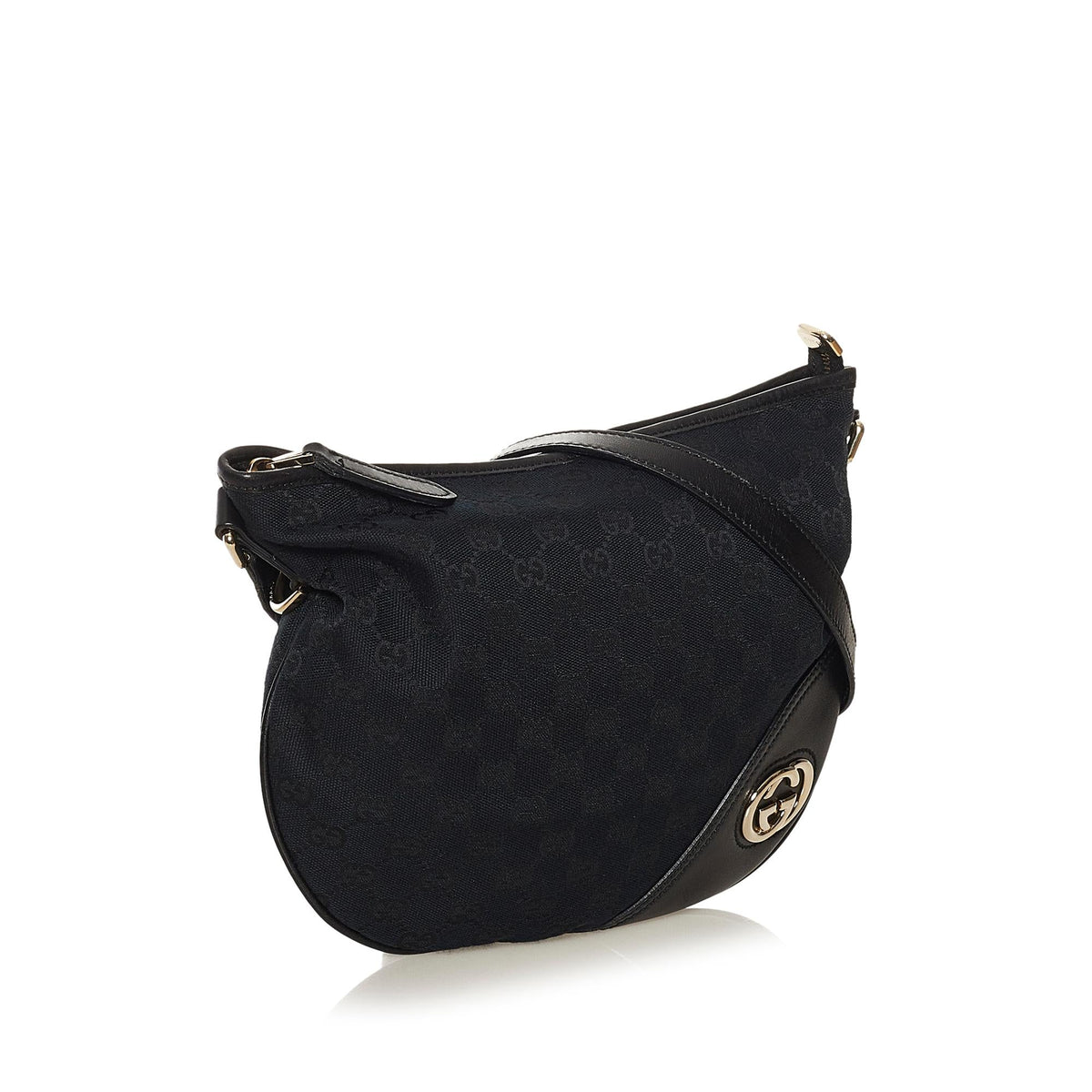 Gucci GG Canvas New Britt Crossbody (SHG-34441)