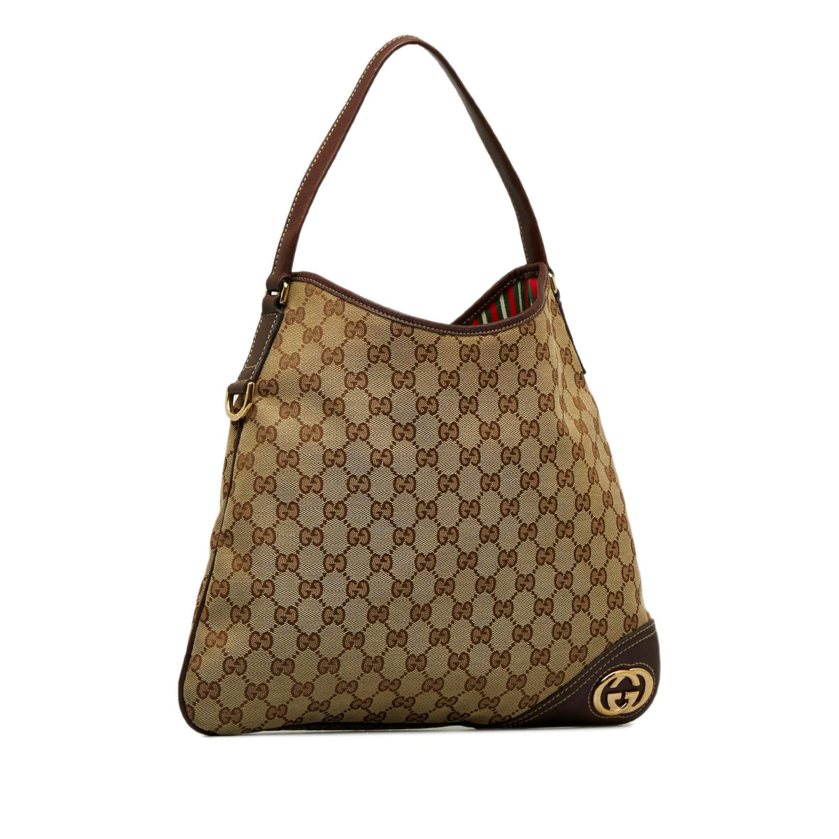Gucci GG Canvas New Britt Hobo (SHG-M9DMWm)