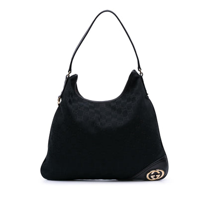 Gucci GG Canvas New Britt Hobo