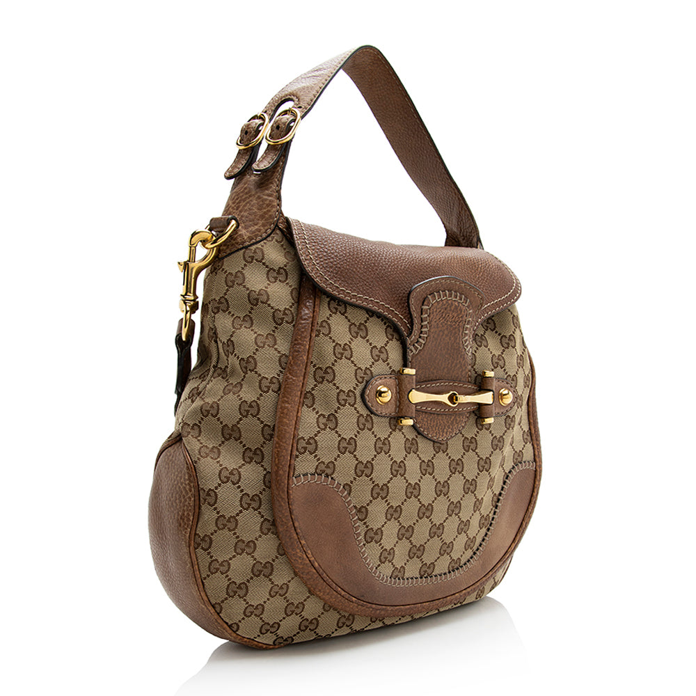 Gucci GG Canvas New Pelham Large Hobo (SHF-21704)