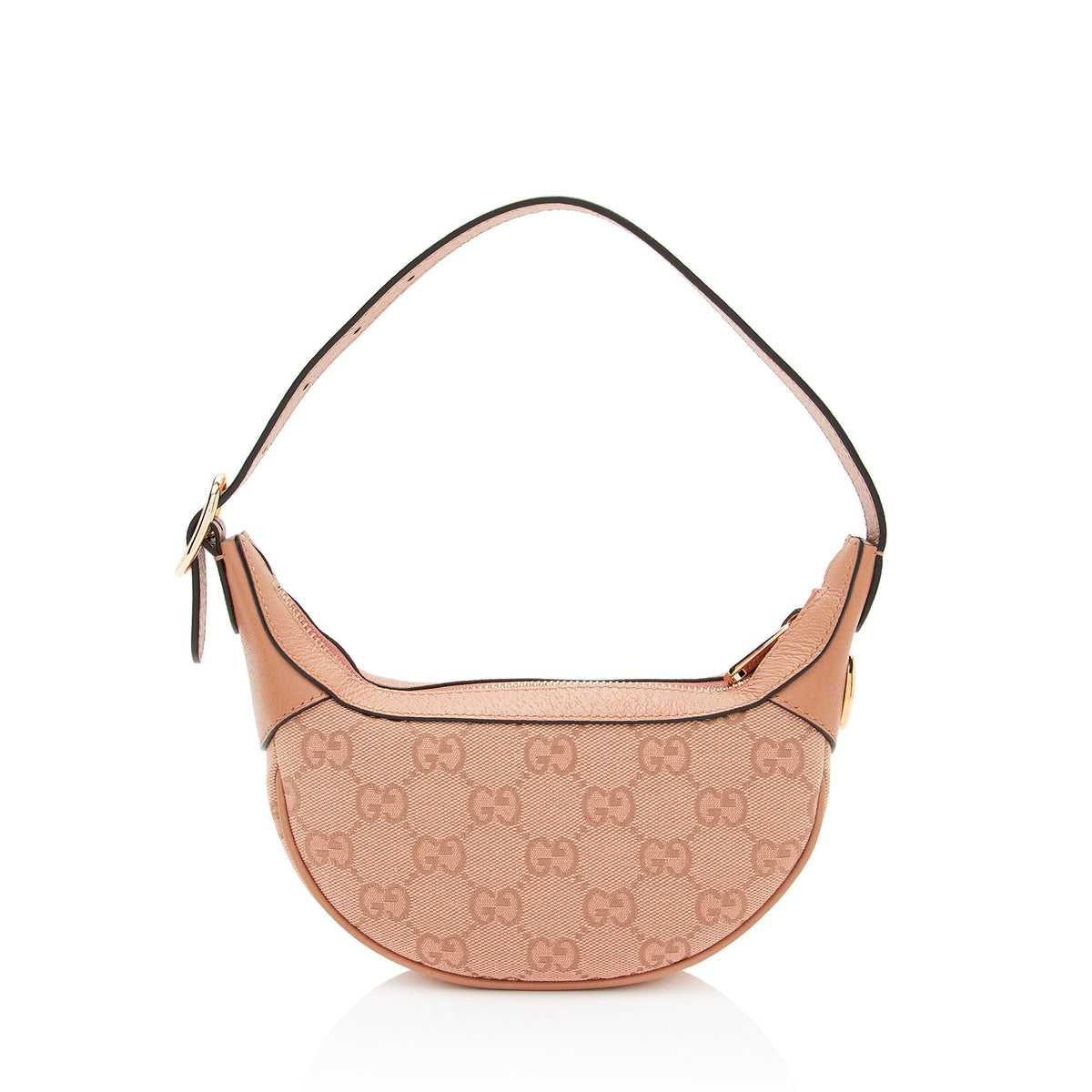 Gucci GG Canvas Ophidia Half Moon Mini Hobo (SHF-1rDKVw)