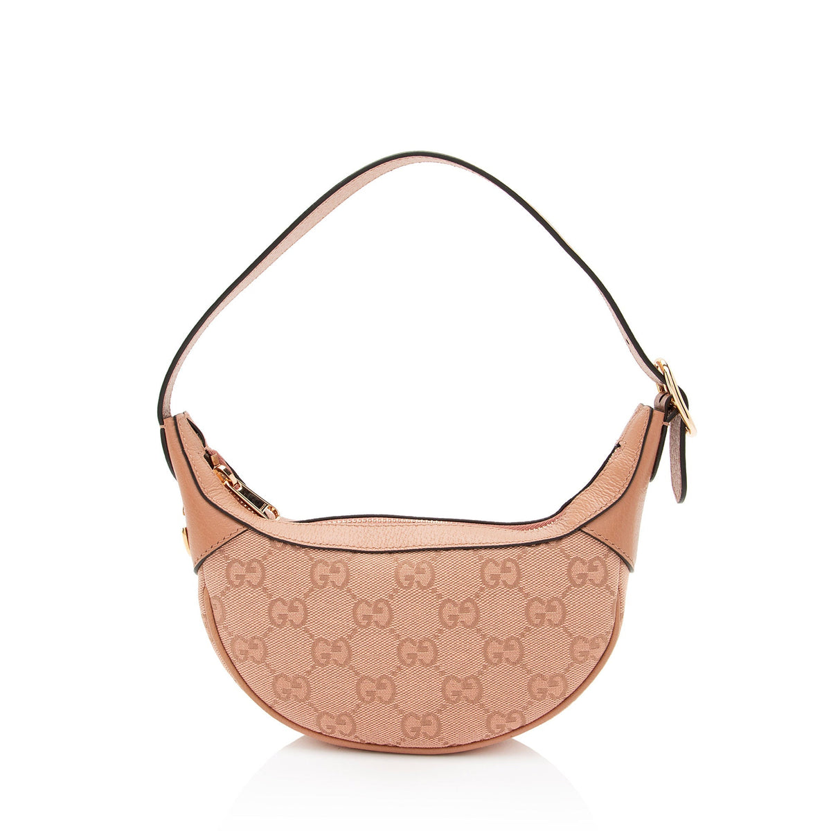 Gucci GG Canvas Ophidia Half Moon Mini Hobo (SHF-1rDKVw)