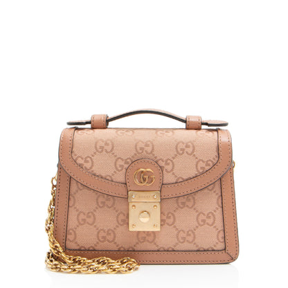Gucci GG Canvas Ophidia Mini Top Handle