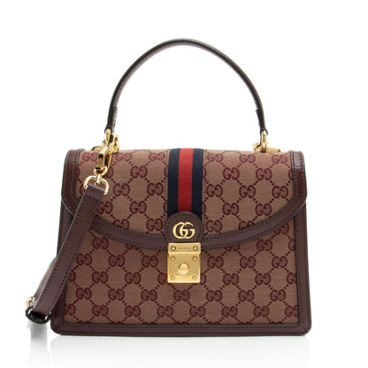 Gucci GG Canvas Ophidia Small Top Handle