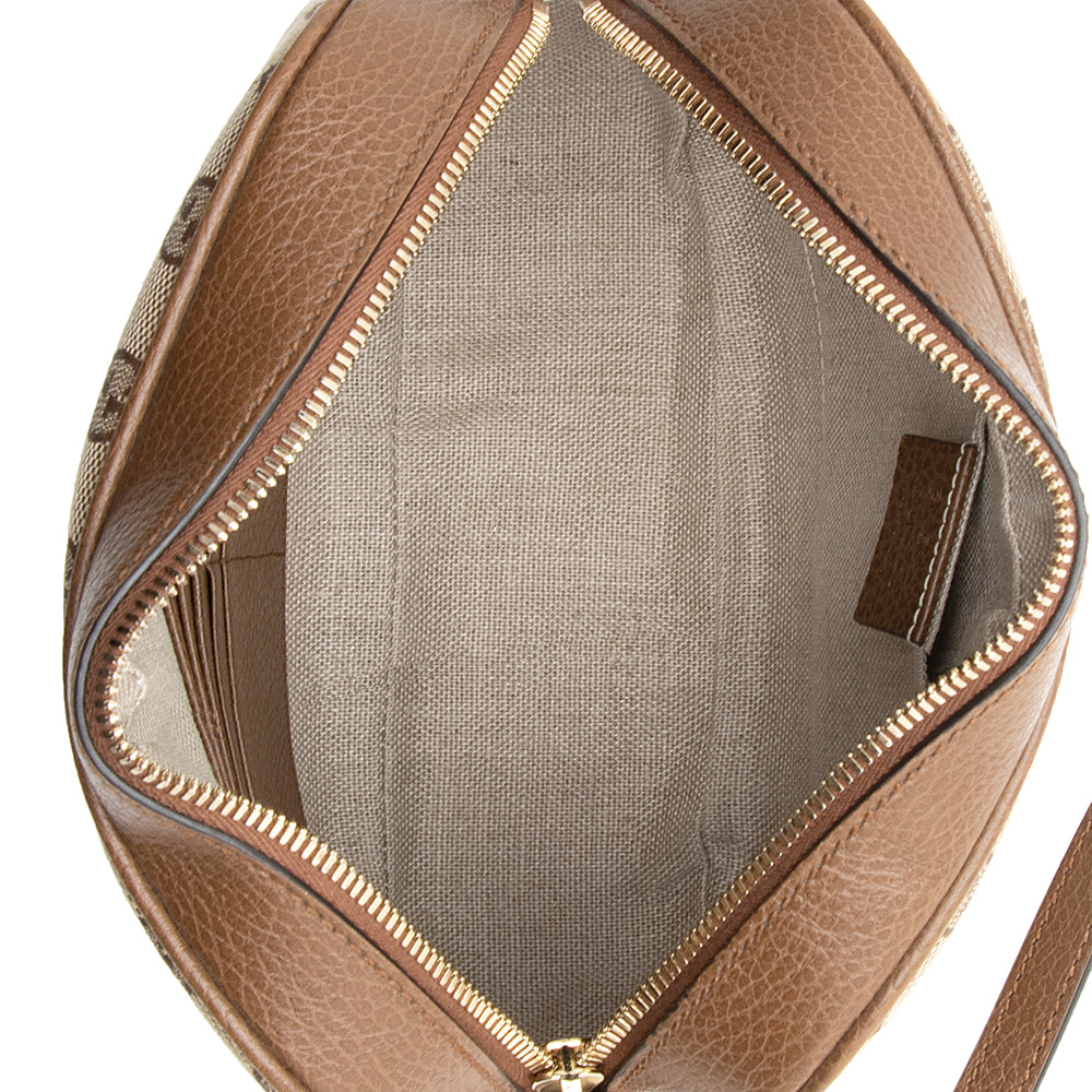 Gucci GG Canvas Original Bree Mini Messenger Bag (SHF-20060)