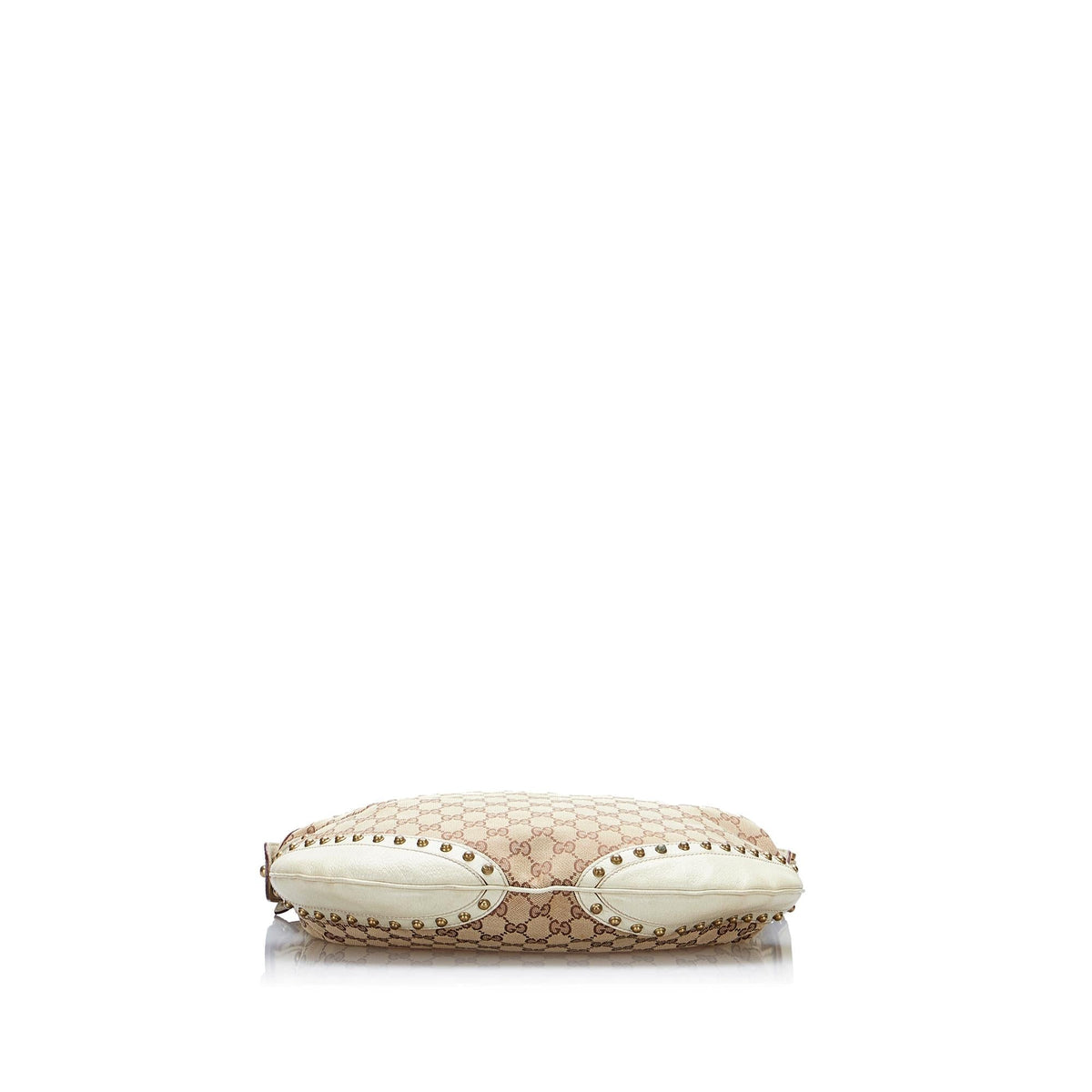 Gucci GG Canvas Pelham Studded Hobo Bag (SHG-vlHJxE)