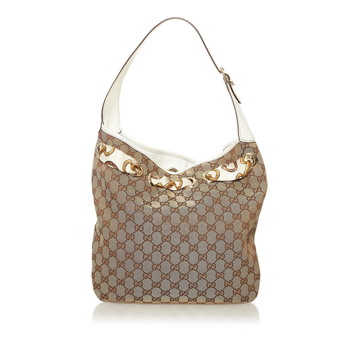 Gucci GG Canvas Positano Hobo Bag (SHG-34348)