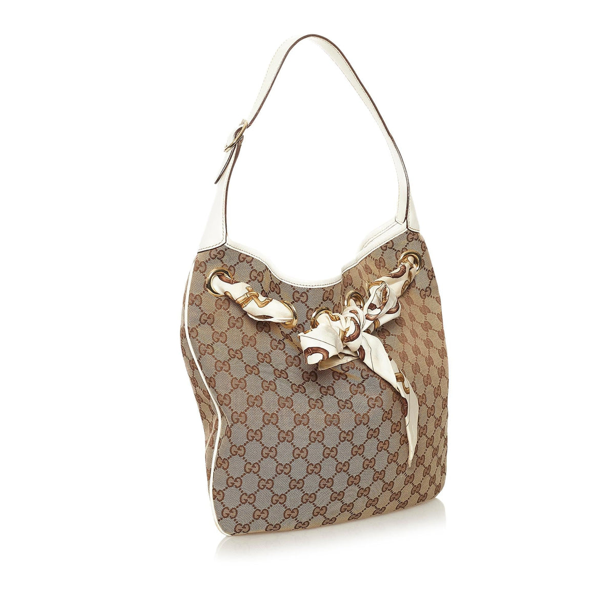 Gucci GG Canvas Positano Hobo Bag (SHG-34348)