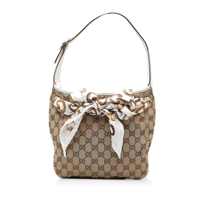 Gucci GG Canvas Positano Hobo (SHG-muHc4f)
