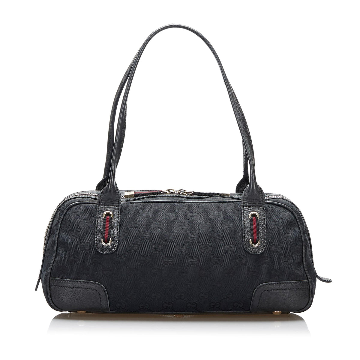 Gucci GG Canvas Princy Handbag (SHG-MdPlET)