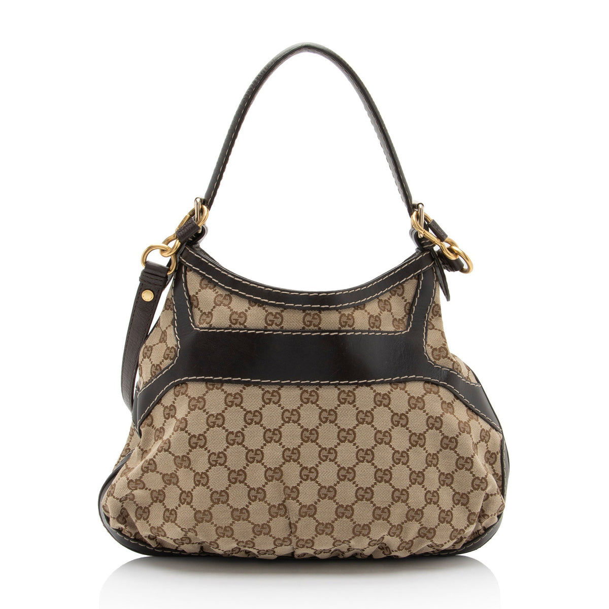 Gucci GG Canvas Queen Medium Hobo (SHF-ZWYQV0)