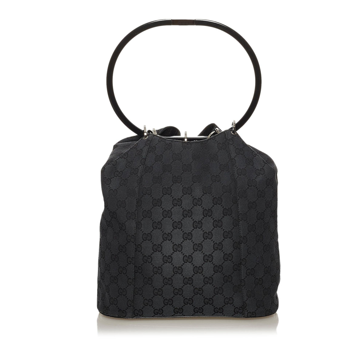 Gucci GG Canvas Ring Handle Handbag (SHG-28500)