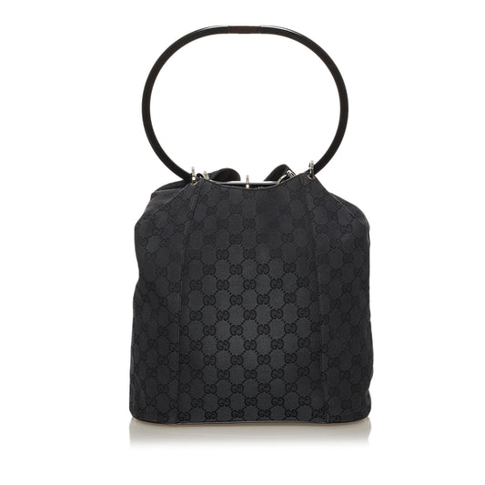 Gucci GG Canvas Ring Handle Handbag (SHG-28500)
