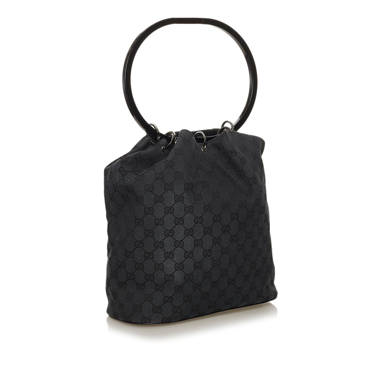 Gucci GG Canvas Ring Handle Handbag (SHG-28500)