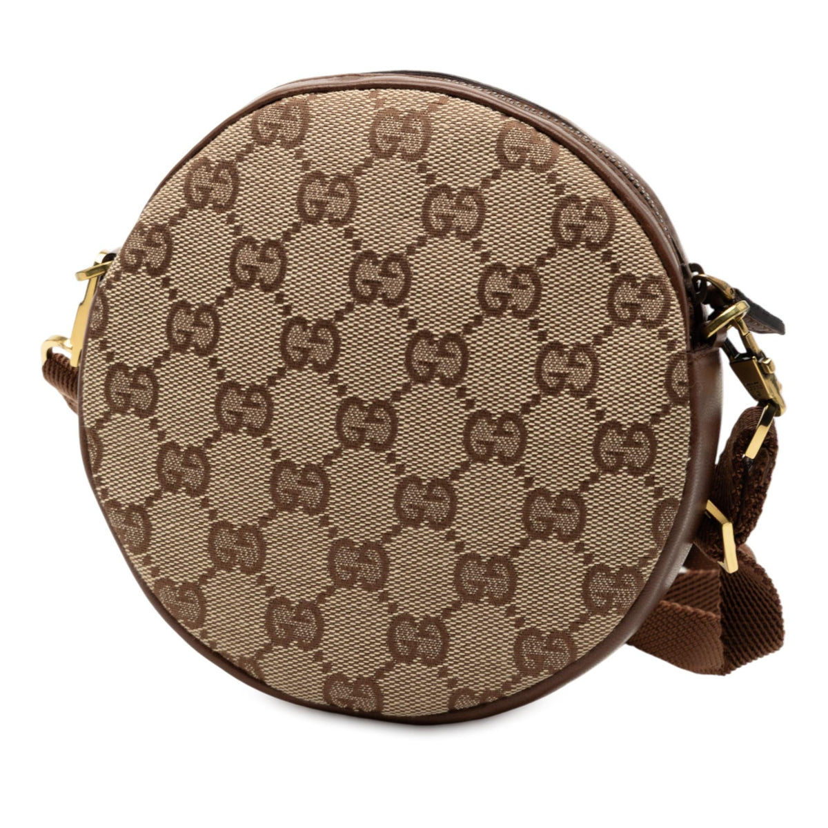 Gucci GG Canvas Round Crossbody