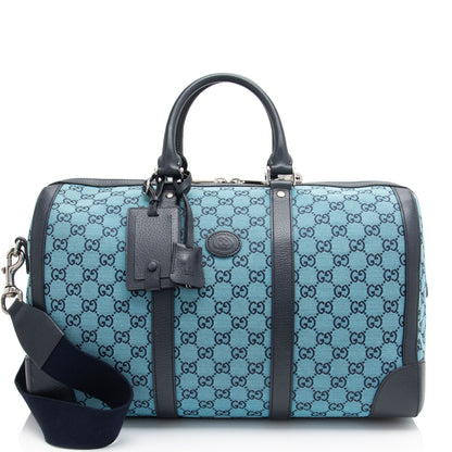 Gucci GG Canvas Savoy Medium Duffle (SHF-8zVTxr)