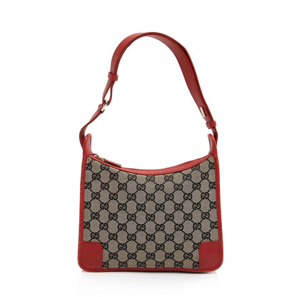 Gucci GG Canvas Square Small Hobo (SHF-YQ7fDI)