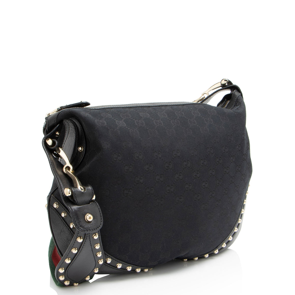 Gucci GG Canvas Studded Pelham Medium Messenger