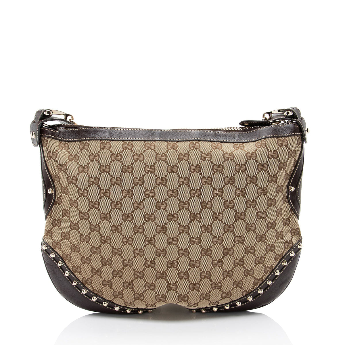 Gucci GG Canvas Studded Pelham Medium Messenger