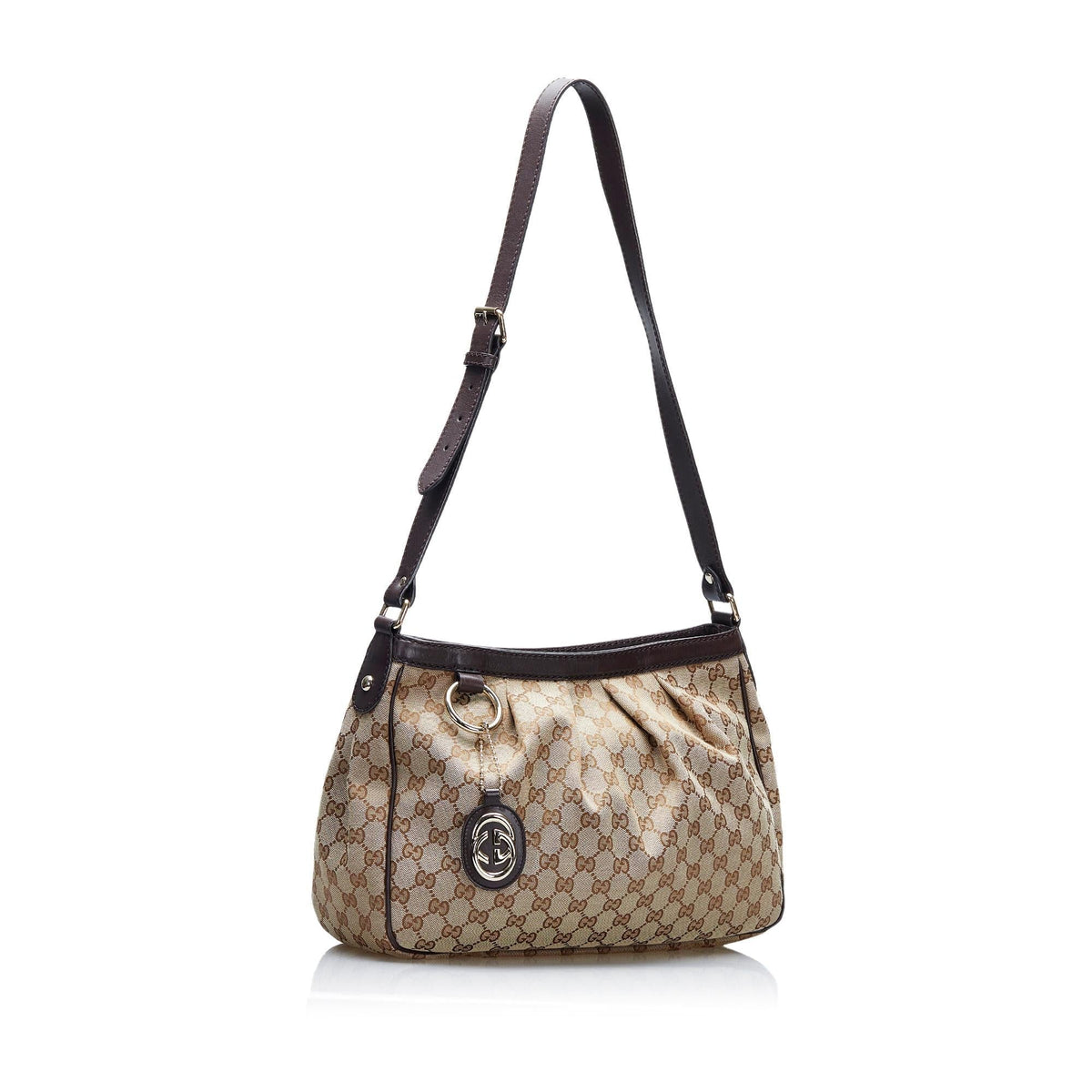 Gucci GG Canvas Sukey Crossbody Bag (SHG-mfMR1u)