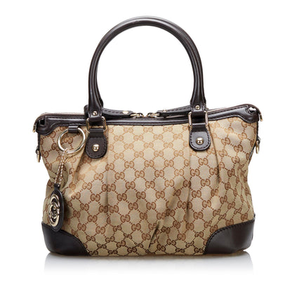 Gucci GG Canvas Sukey Handbag (SHG-35275)