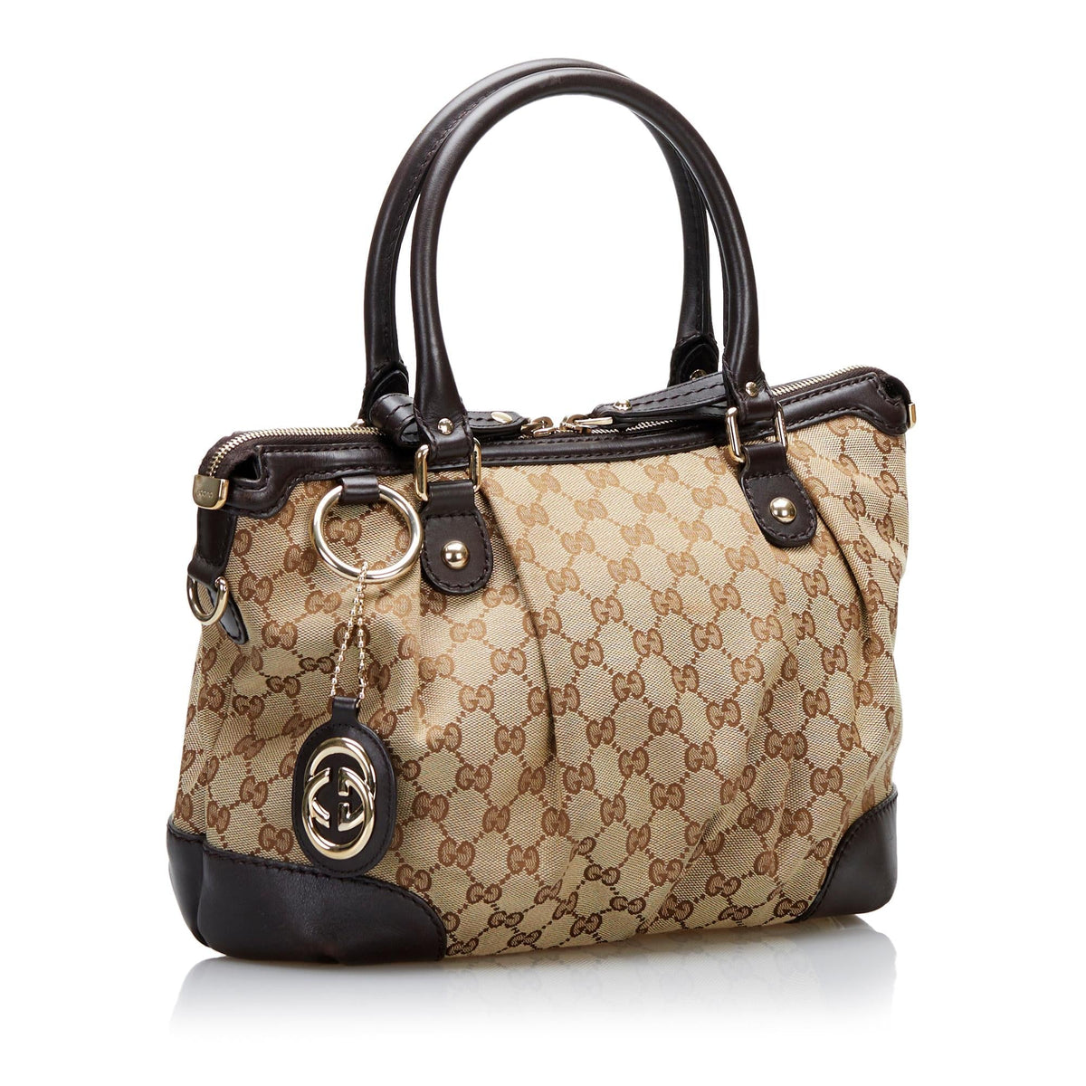 Gucci GG Canvas Sukey Handbag (SHG-35275)