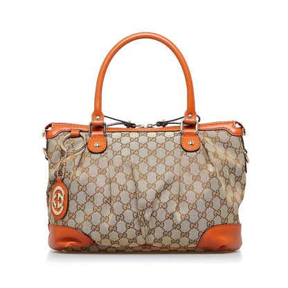 Gucci GG Canvas Sukey Handbag (SHG-FQKJj5)