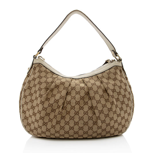 Gucci GG Canvas Sukey Hobo (SHF-16339)