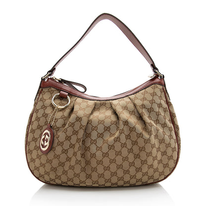 Gucci GG Canvas Sukey Hobo (SHF-22162)