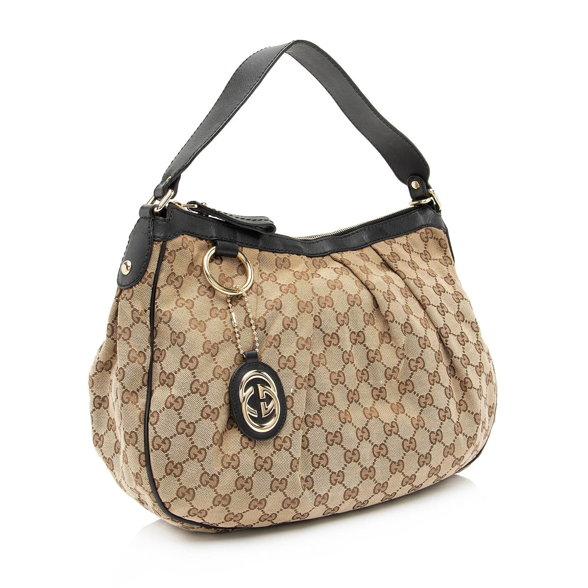 Gucci GG Canvas Sukey Hobo (SHF-23805)