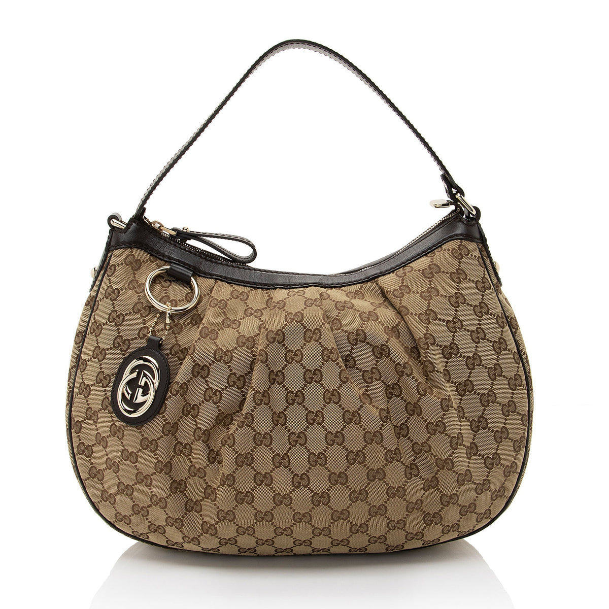 Gucci GG Canvas Sukey Hobo (SHF-tXcsDm)