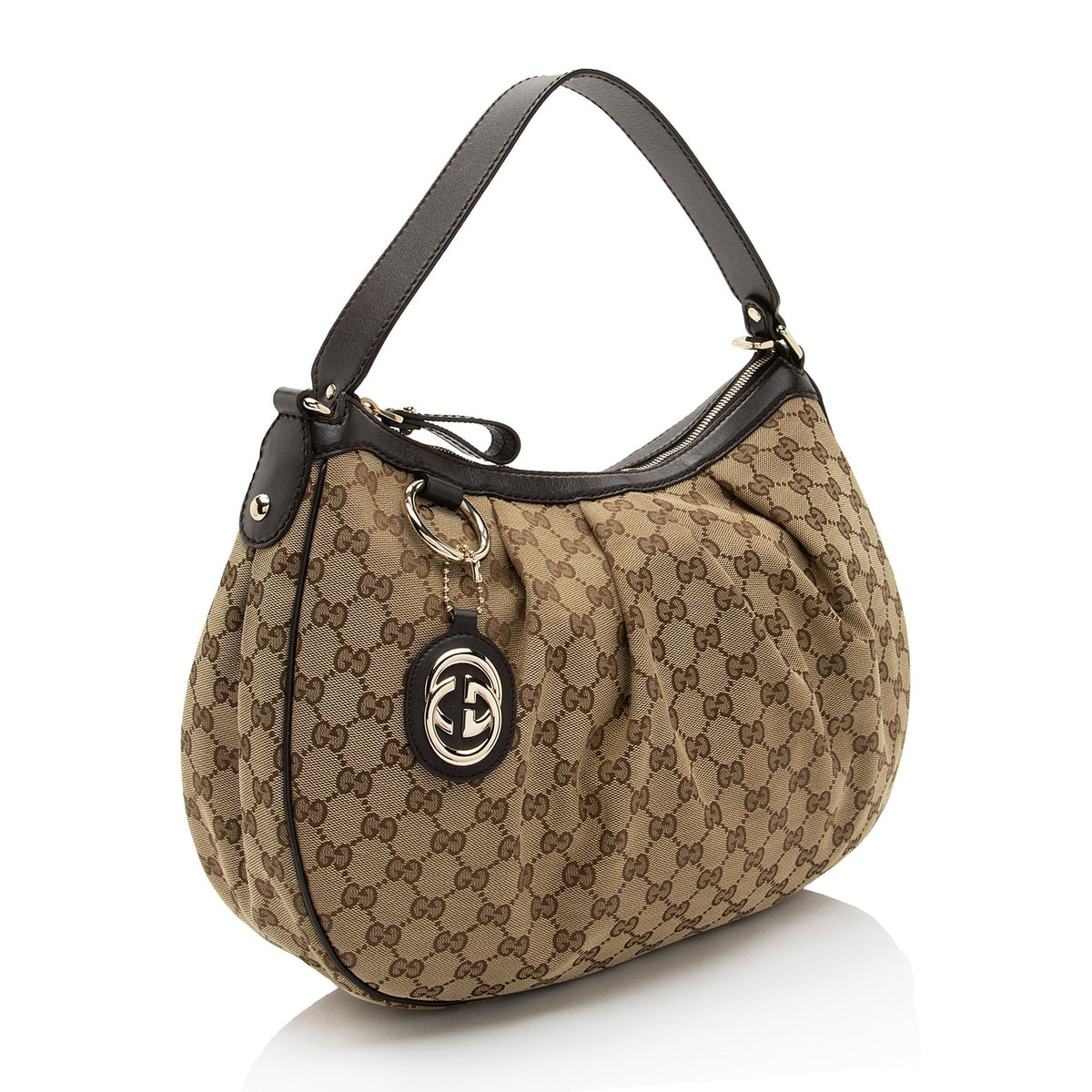 Gucci GG Canvas Sukey Hobo (SHF-tXcsDm)