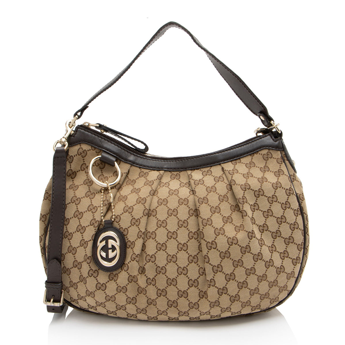 Gucci GG Canvas Sukey Hobo (SHF-8czcii)