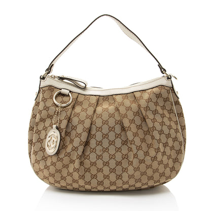 Gucci GG Canvas Sukey Hobo