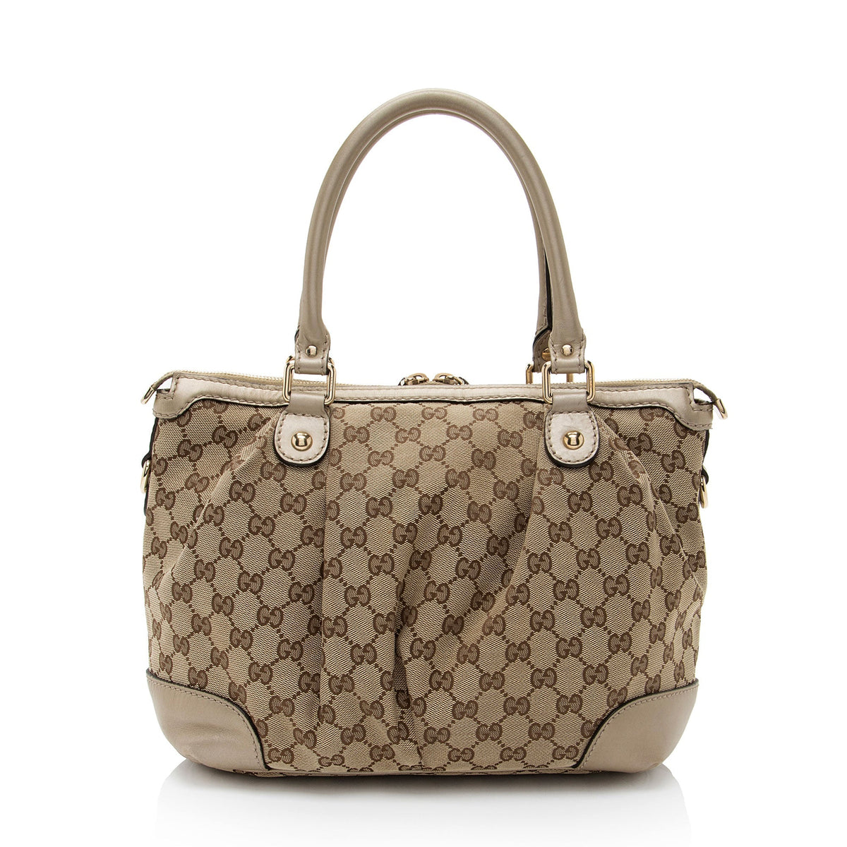 Gucci GG Canvas Sukey Medium Satchel