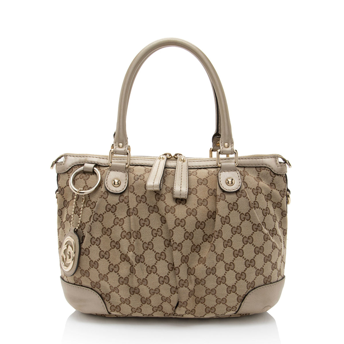 Gucci GG Canvas Sukey Medium Satchel