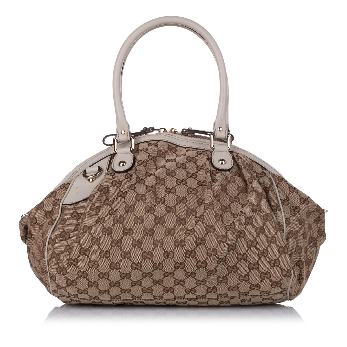 Gucci GG Canvas Sukey Satchel (SHG-29098)