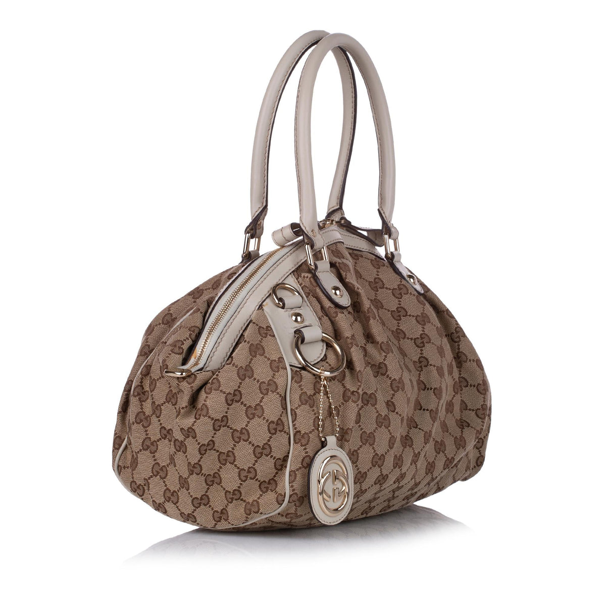 Gucci GG Canvas Sukey Satchel (SHG-29098)
