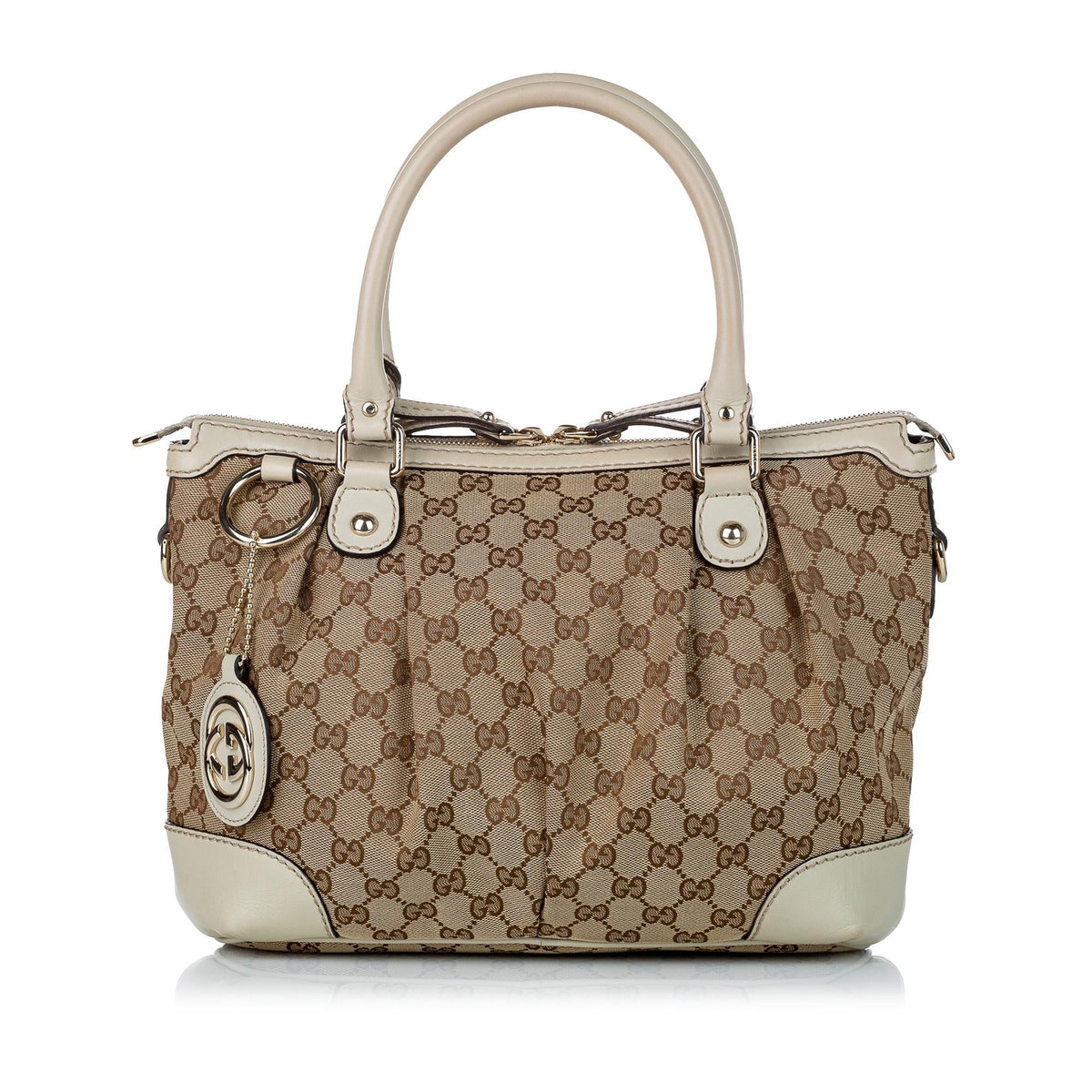 Gucci GG Canvas Sukey Satchel (SHG-30428)