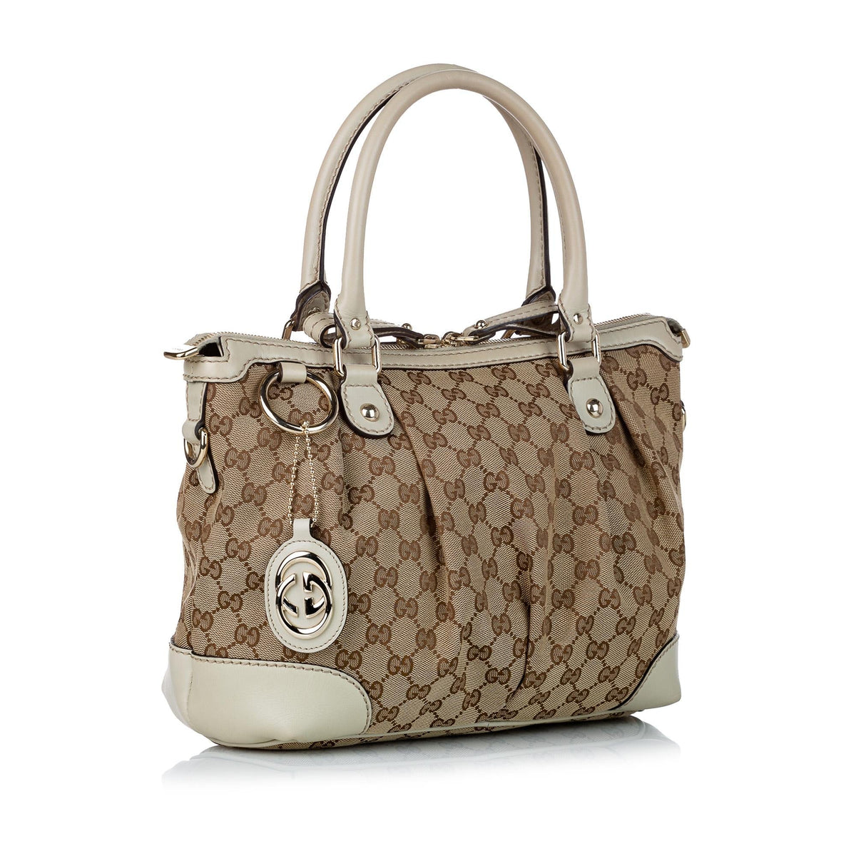 Gucci GG Canvas Sukey Satchel (SHG-30428)