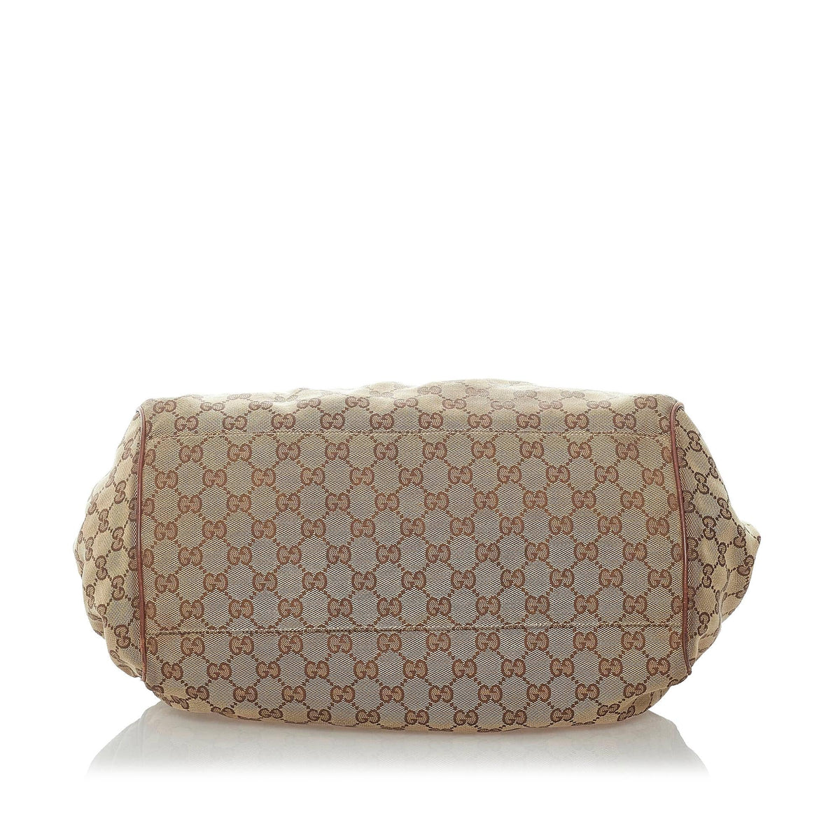 Gucci GG Canvas Sukey Satchel (SHG-32301)