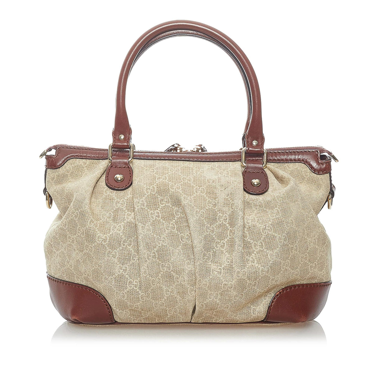 Gucci GG Canvas Sukey Satchel (SHG-32672)