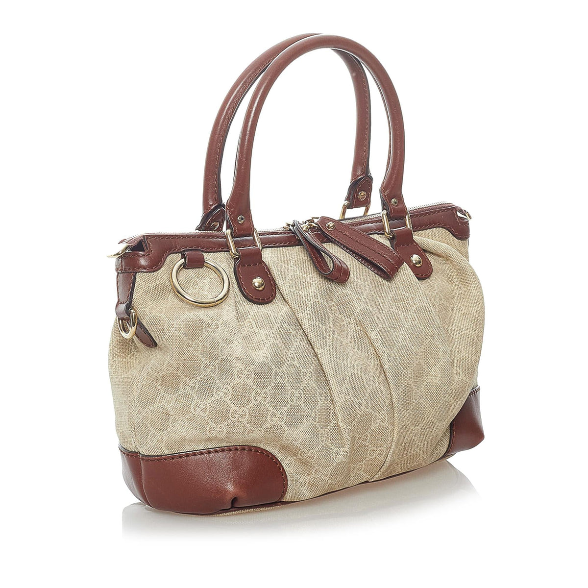 Gucci GG Canvas Sukey Satchel (SHG-32672)