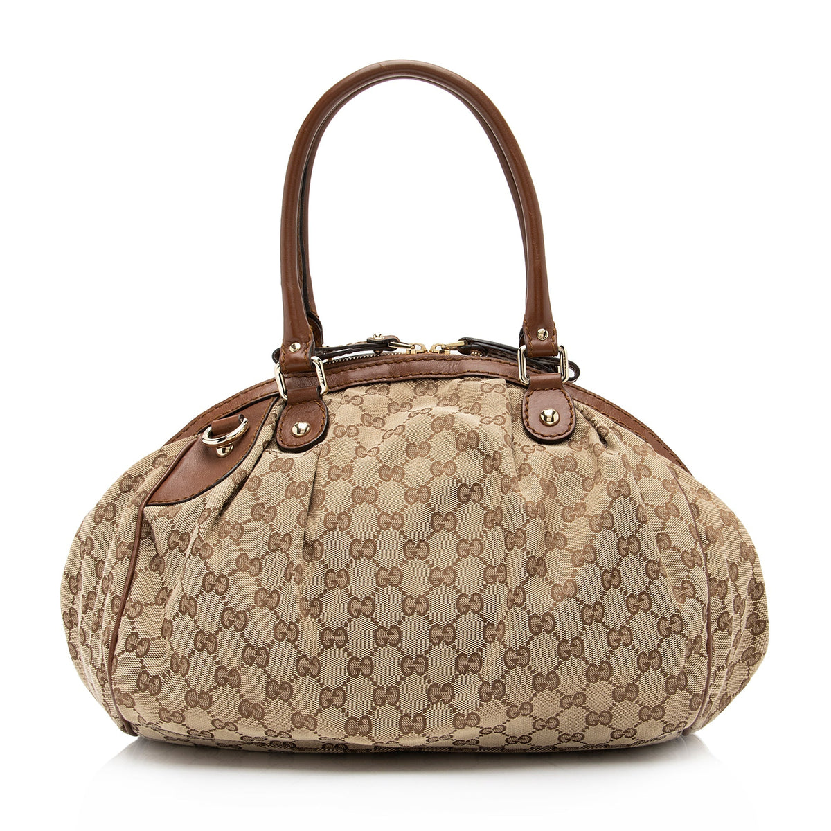 Gucci GG Canvas Sukey Satchel (SHF-LMfHFS)