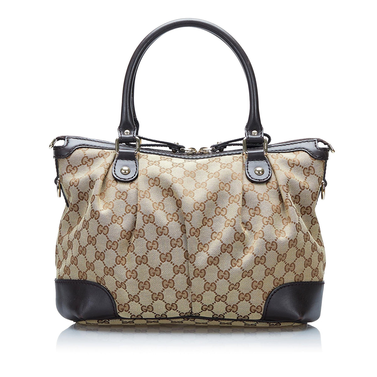 Gucci GG Canvas Sukey Satchel (SHG-eP2ZCC)