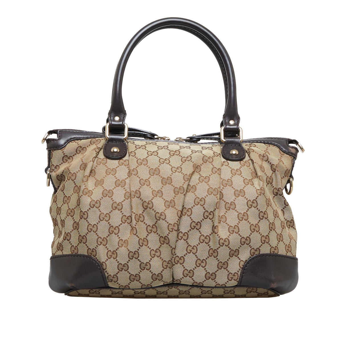 Gucci GG Canvas Sukey Satchel (SHG-O2Zpoa)