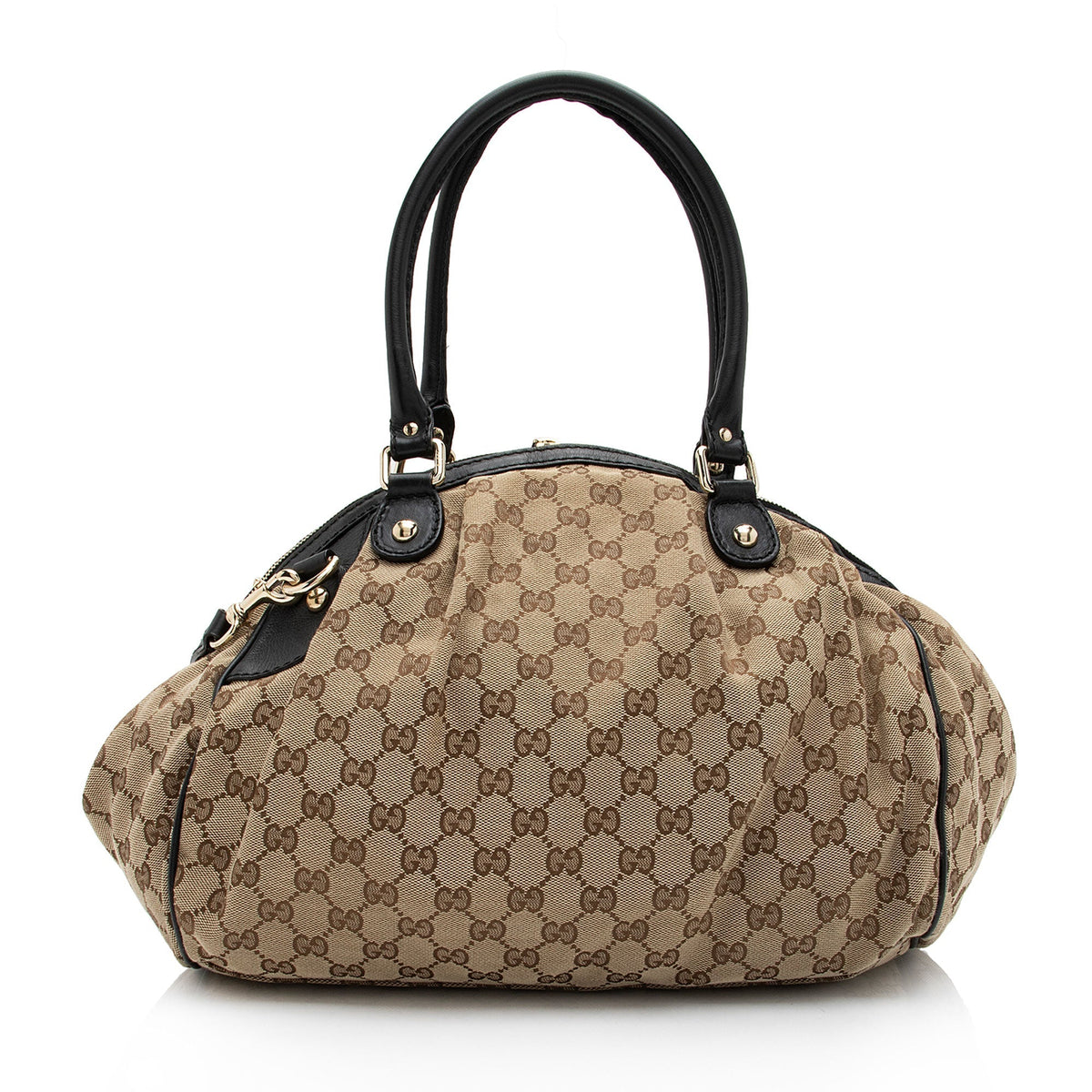 Gucci GG Canvas Sukey Satchel (SHF-sH4xON)